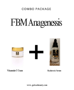 FBM Anagenessis COMBO Vitamin C  Cream + Hyaluronic Serum