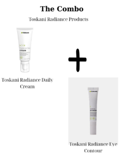 Toscani COMBO  Radiance Daily Cream + Toskani Radiance Eye Contour – Κρέμα Ματιών για Ξεκούραστο Βλέμμα