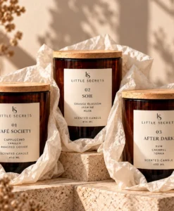 Little Secrets-The Autumn Edit-Collection Candles - Αρωματικό κερί σόγιας 450ml